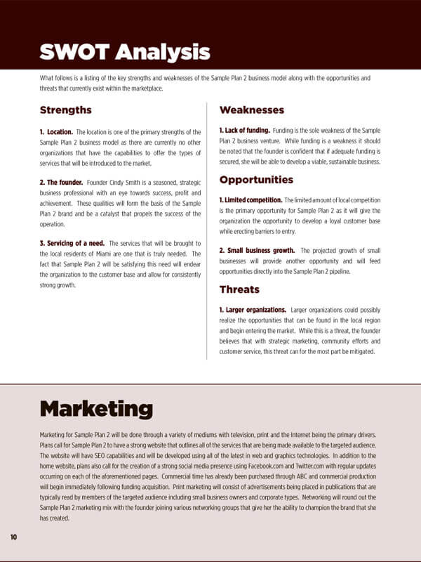 Online Marketplace Business Plan Sample Pdf