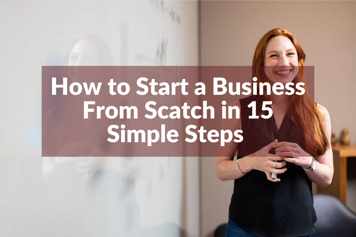 how to start a business plan from scratch