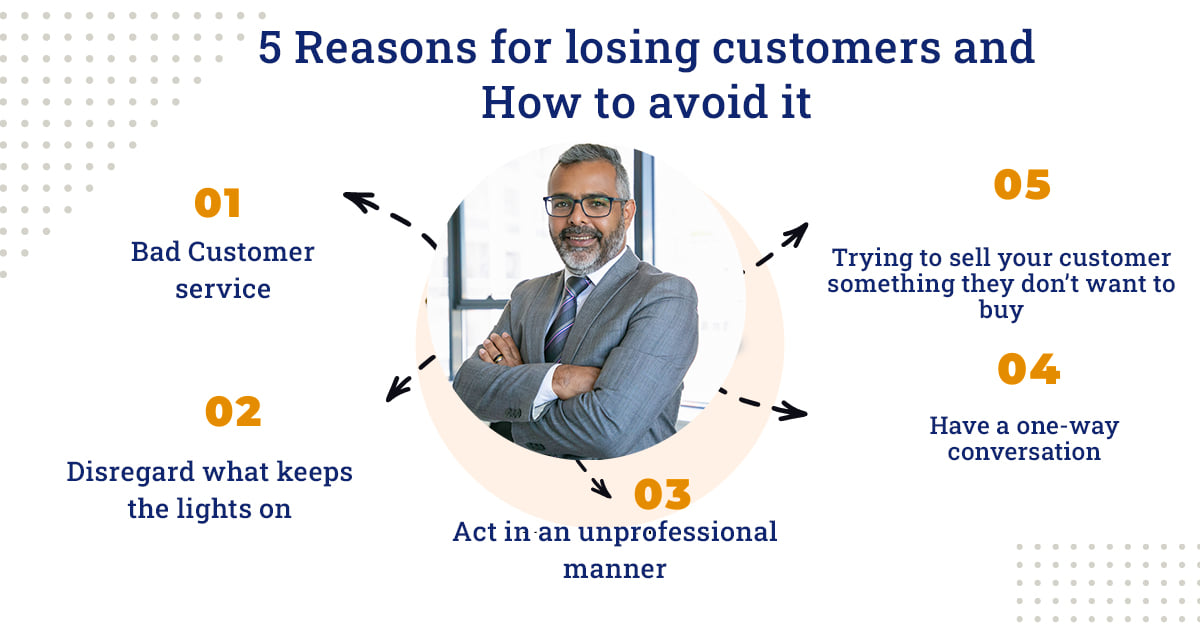 common reasons for losing customers