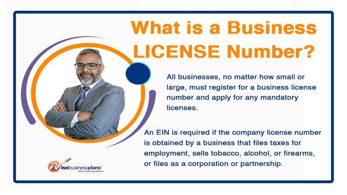 What Is A Business License Number Wise Business Plans