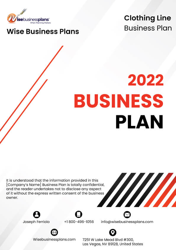 How To Write A Business Plan Cover Page Examples 2022 