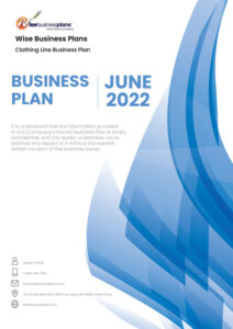 title page of a business plan