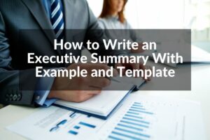 How to Write an Marketing Plan Executive Summary With Example