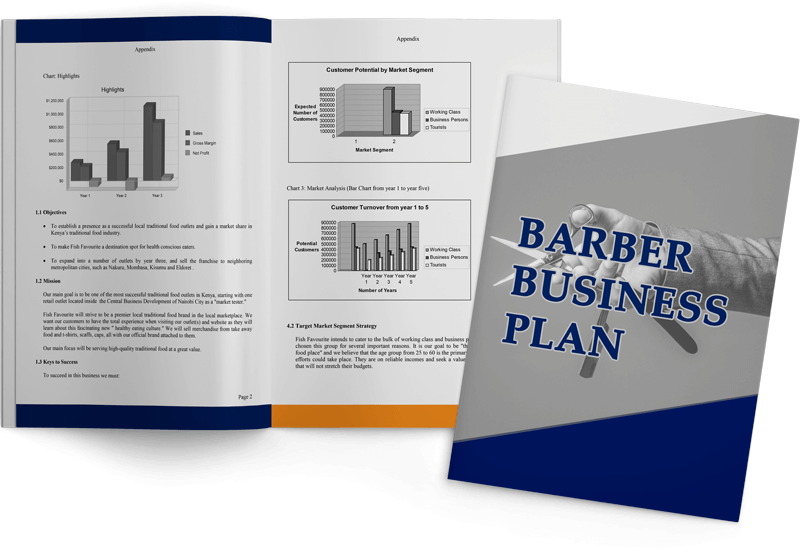 free barber shop business plan template