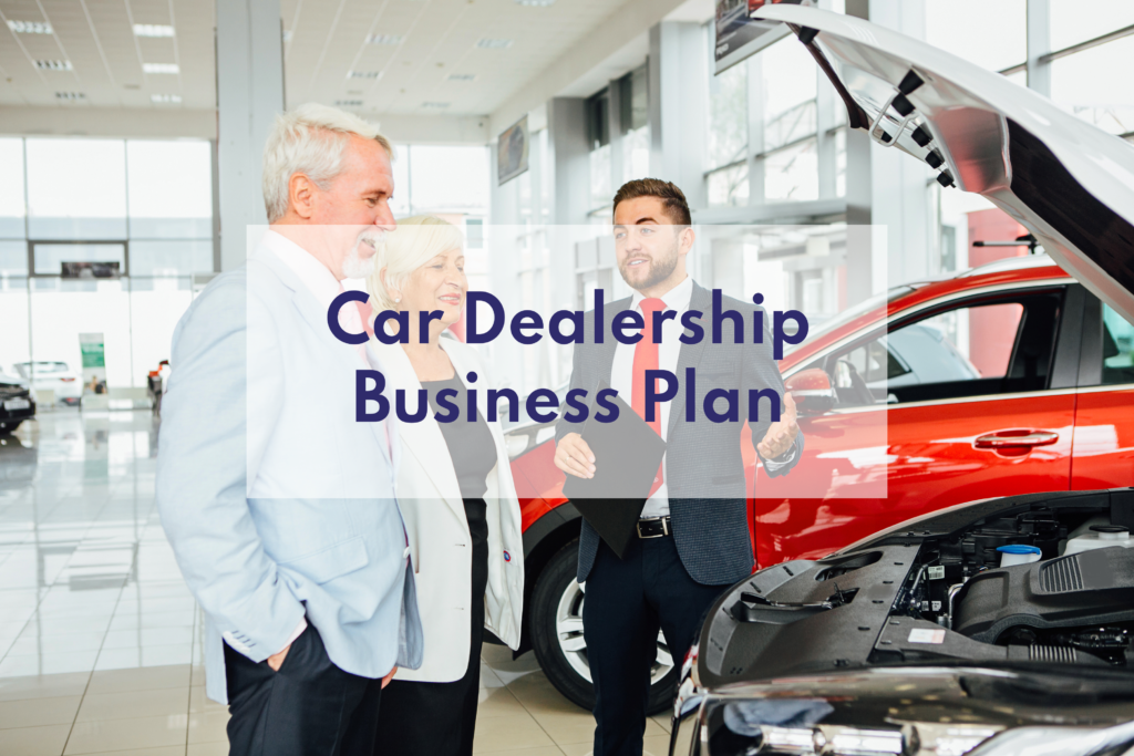 business plan for car dealers