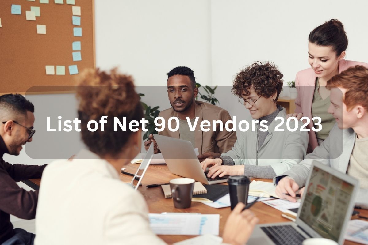 List of net 90 vendors