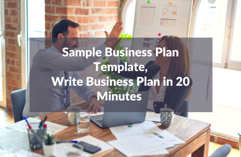 20 Minutes Business Plan with Simple Business Plan Template
