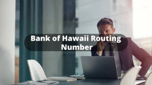 bank of hawaii routing number