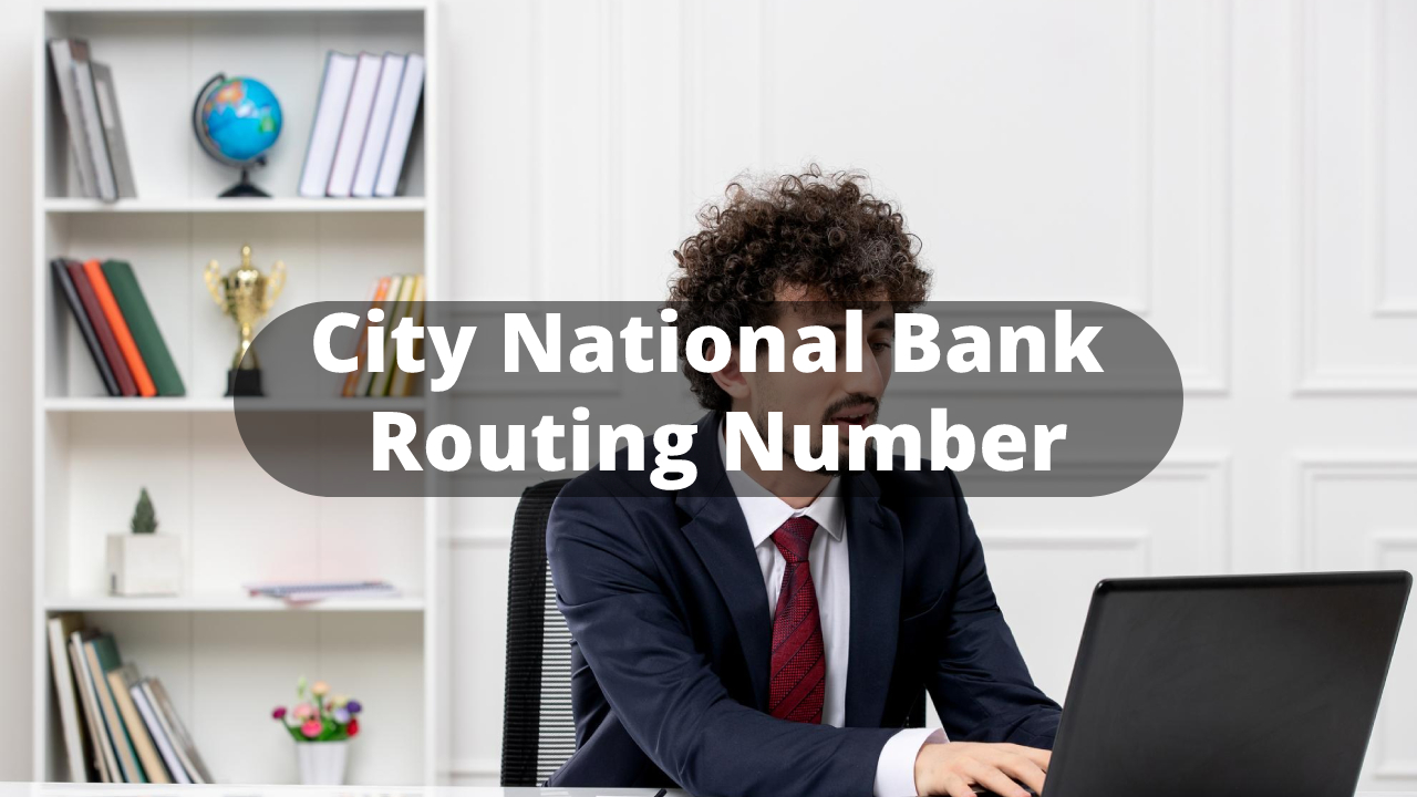 city national bank routing number