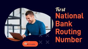 First National Bank routing number