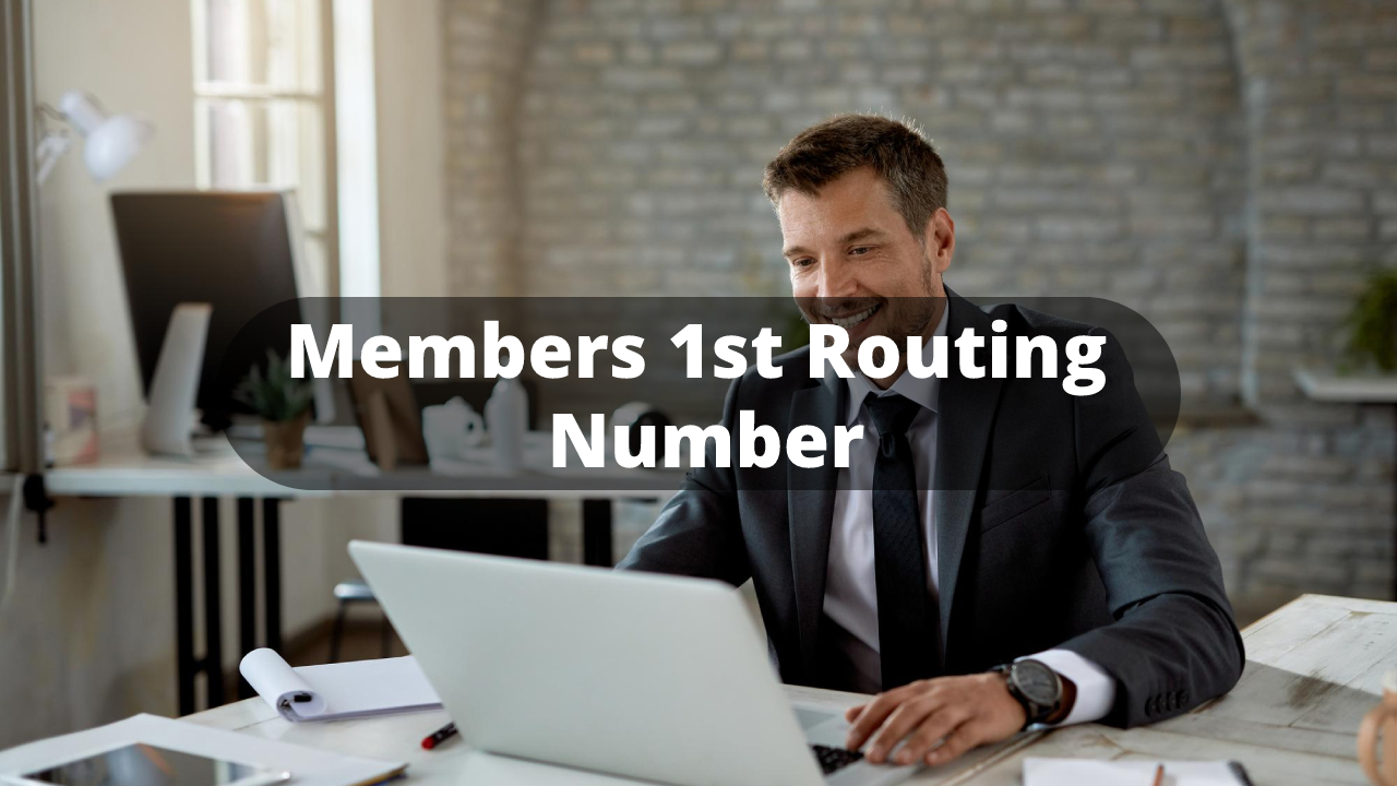 members 1st routing number