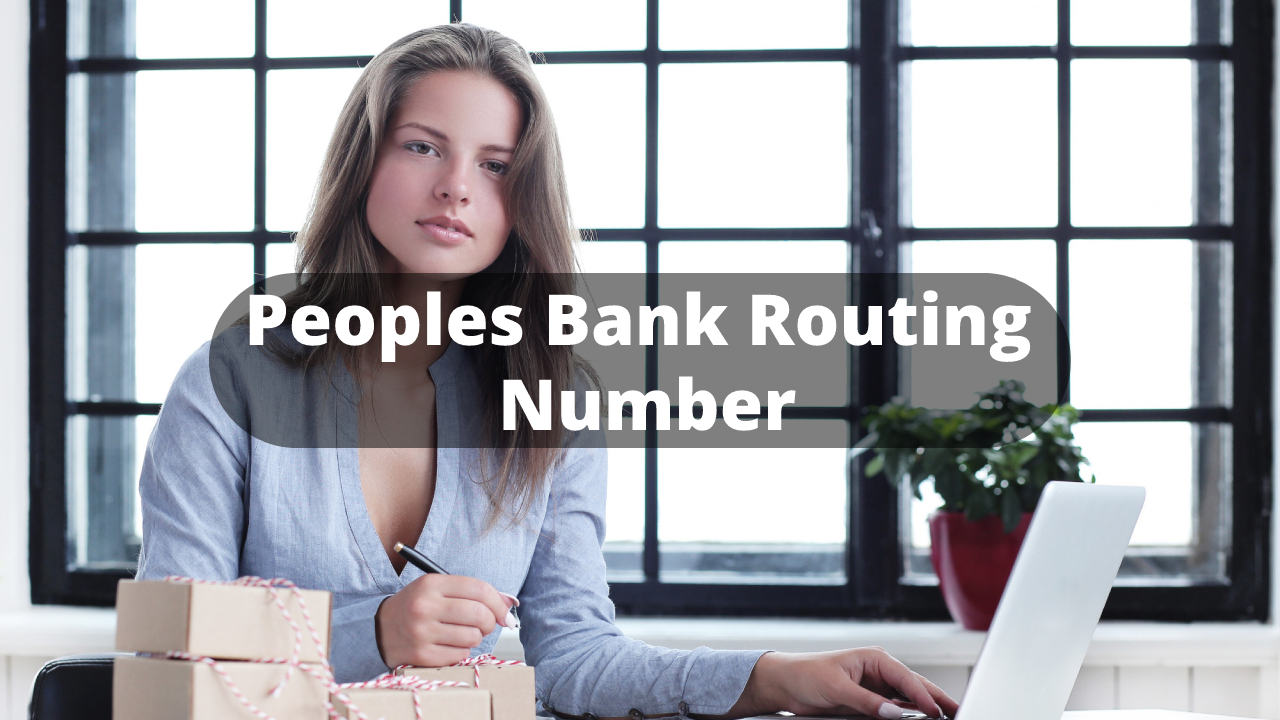peoples bank routing number