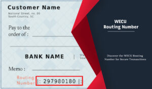 WECU routing number