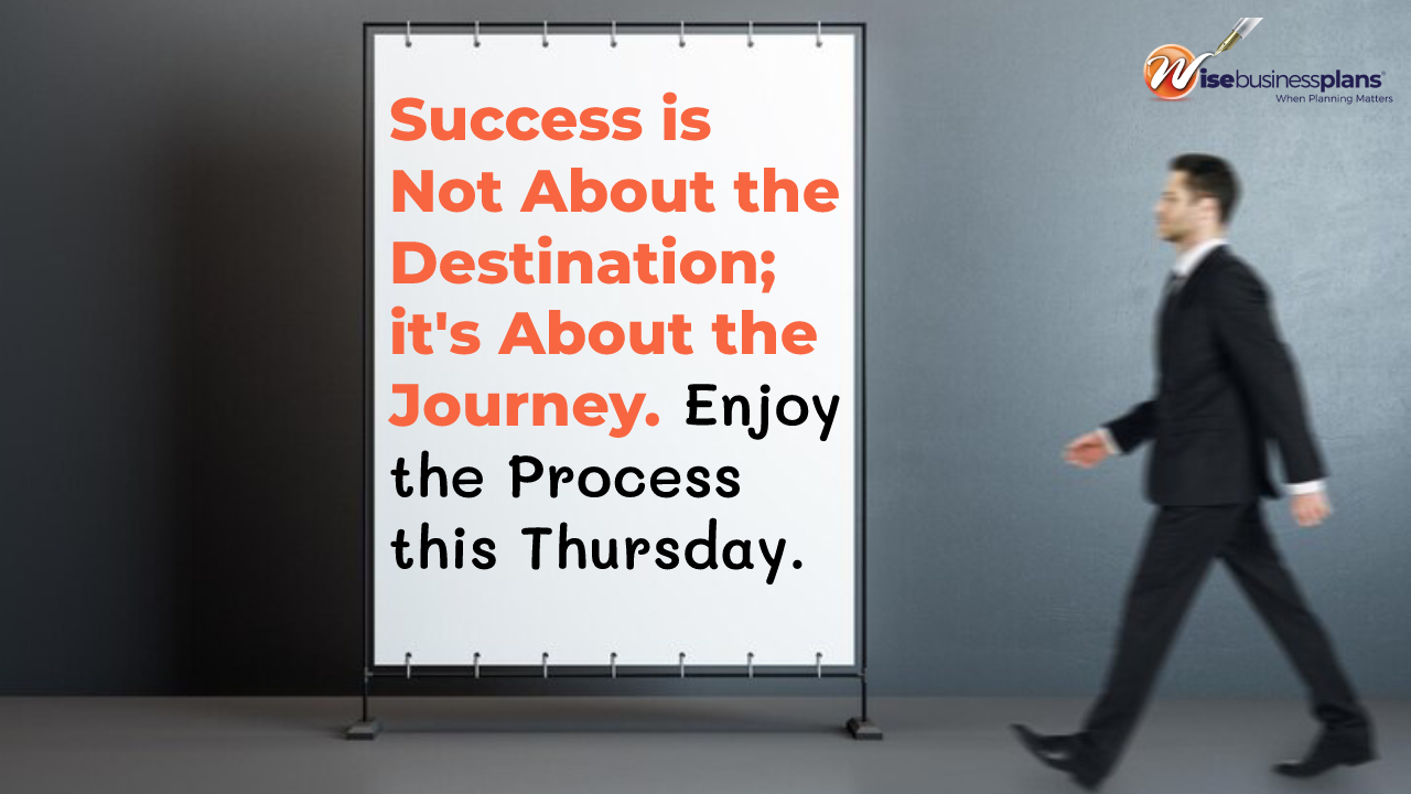 Success is not about the destination its about the journey enjoy the process this thursday motivational quotes