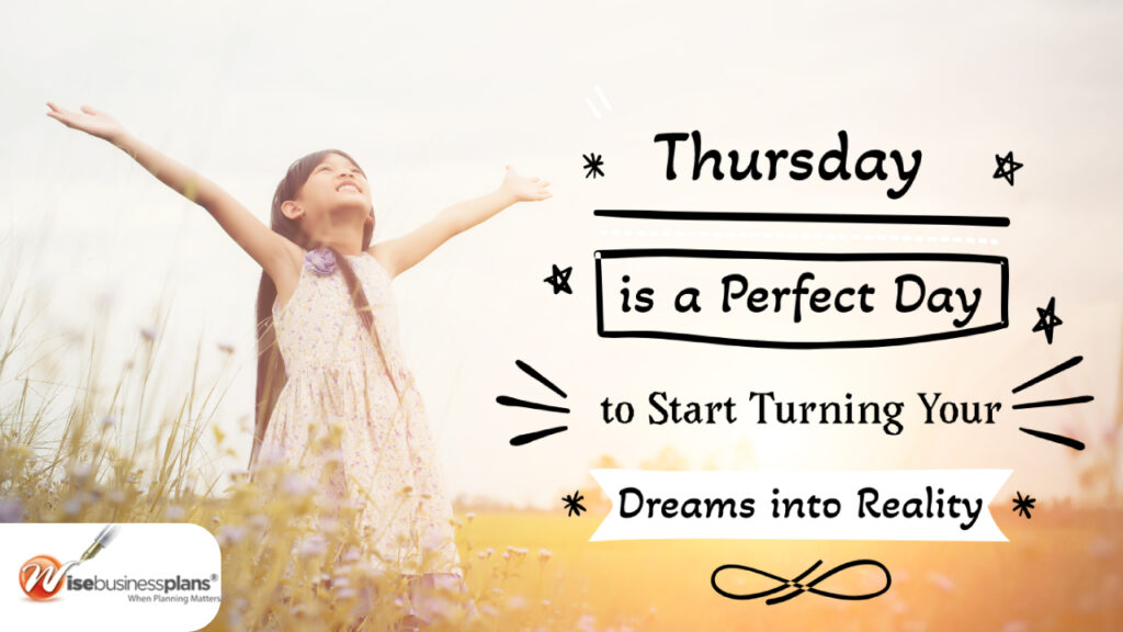 Thursday is a perfect day to start turning your dreams into reality Thursday motivational quotes