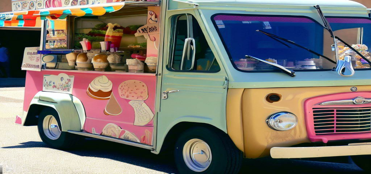 Italian gelato truck