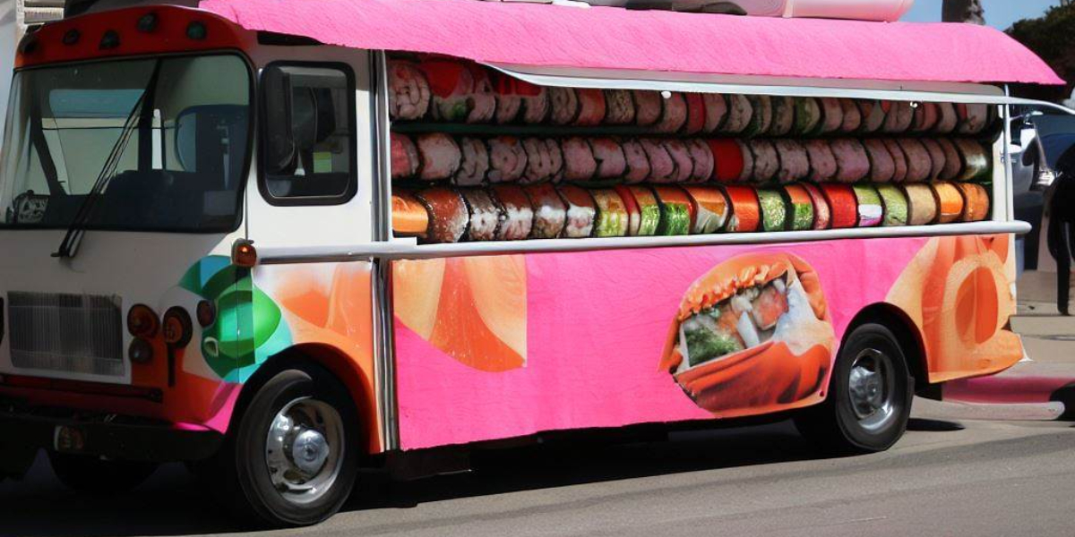Sushi burrito truck