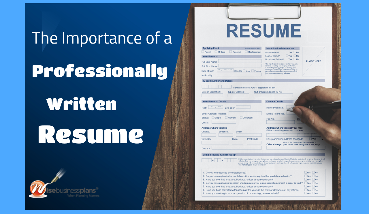 the importance of a professionally written resume