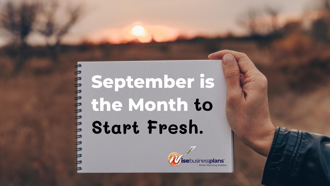 September is the month to start fresh