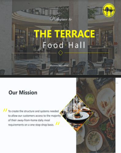 Food Hall Business Plan Sample