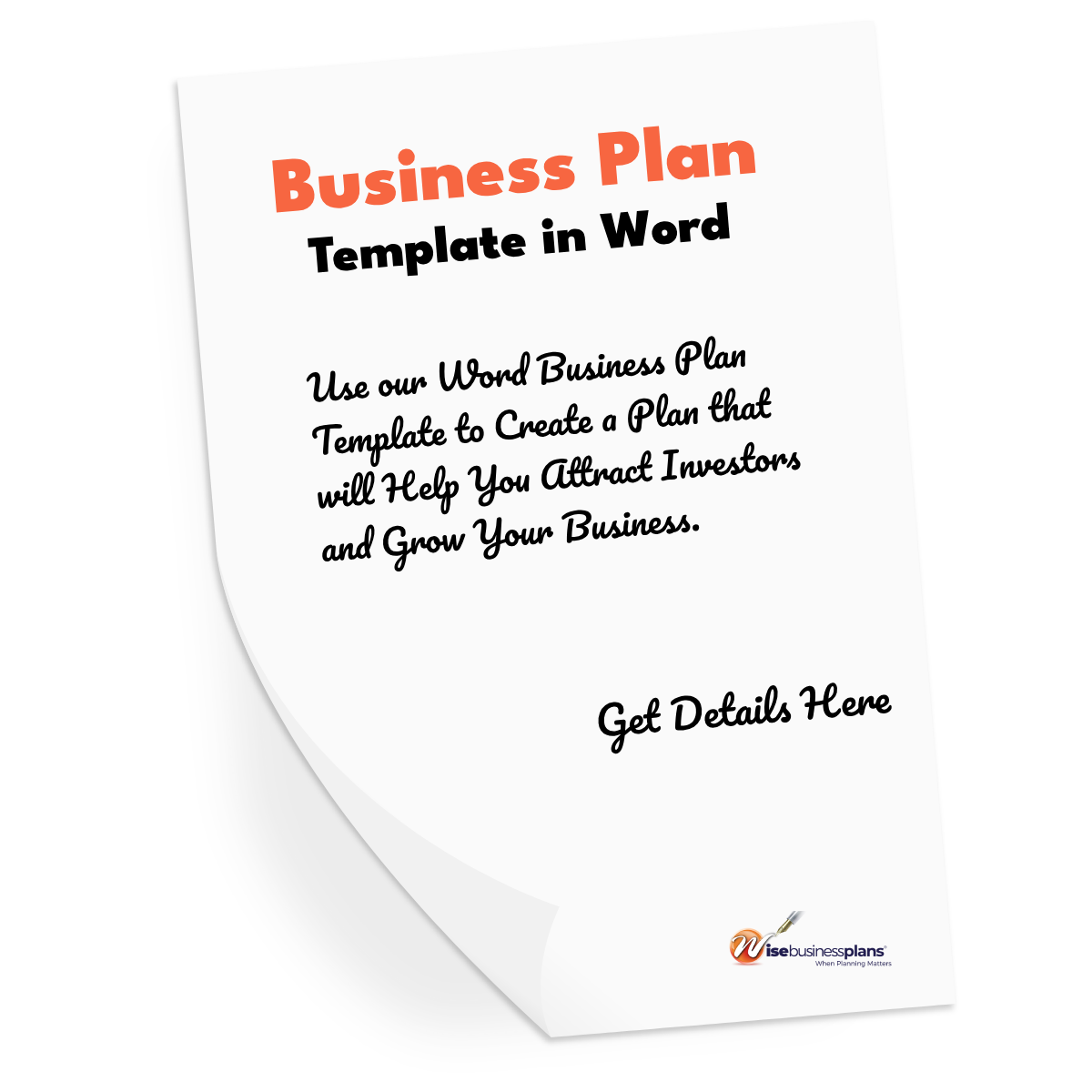 Business Plan Template in Word - Wise Business Plan