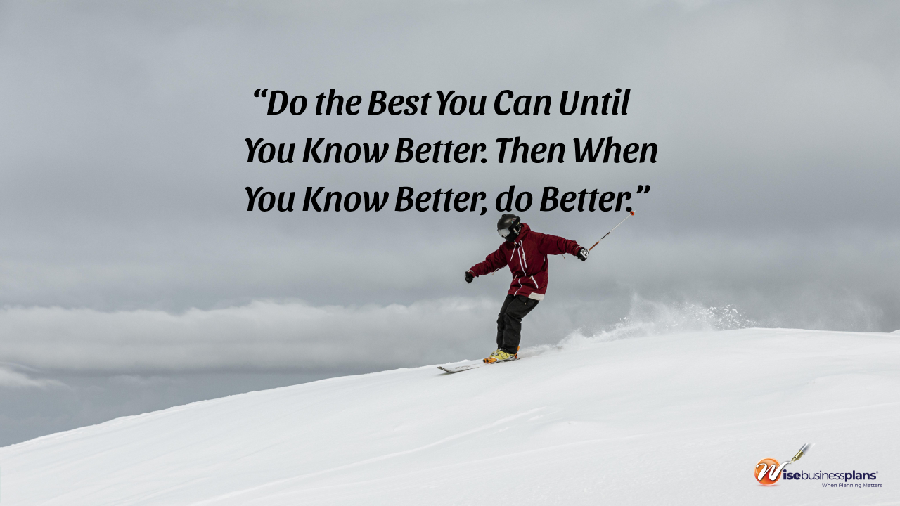 Do the best you can until you know better. Then when you know better, do better December motivational quotes