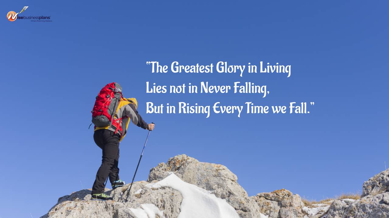 The greatest glory in living lies not in never falling, but in rising every time we fall December motivational quotes
