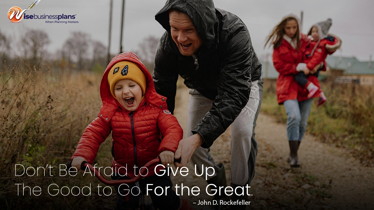 Don't be afraid to give up the good to go for the great. January motivational quotes