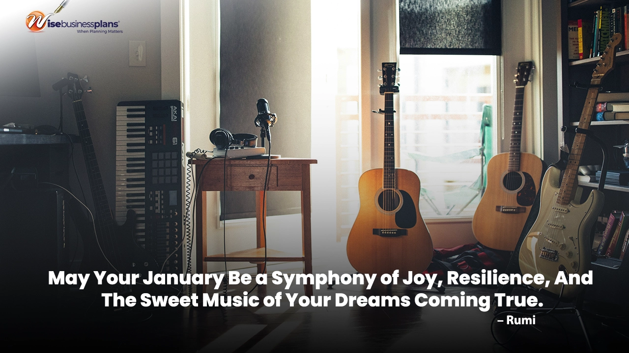 May your January be a symphony of joy, resilience, and the sweet music of your dreams coming true. January Motivational Quotes