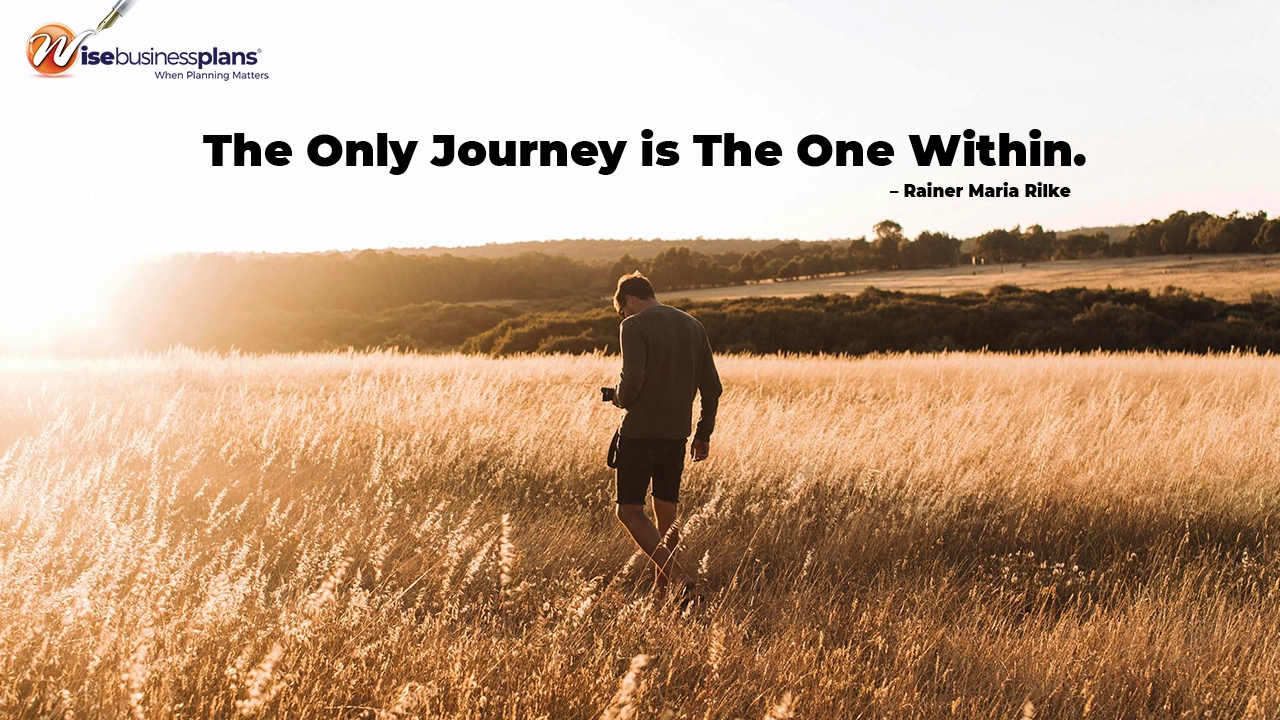 The only journey is the one within. January motivational quotes