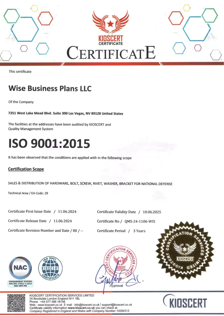 Wise Business Certificate