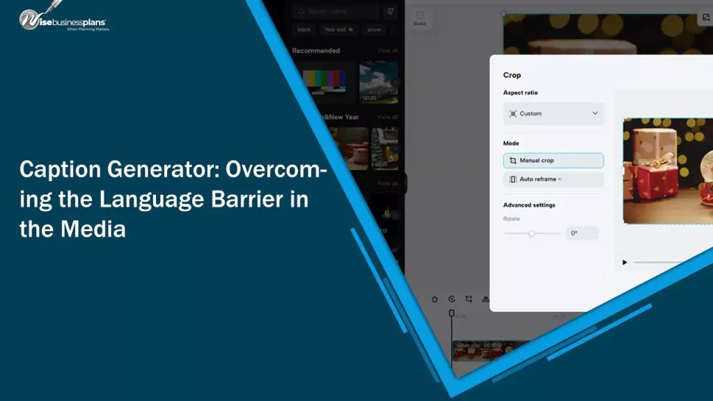 Caption Generator: Overcoming the Language Barrier in the Media