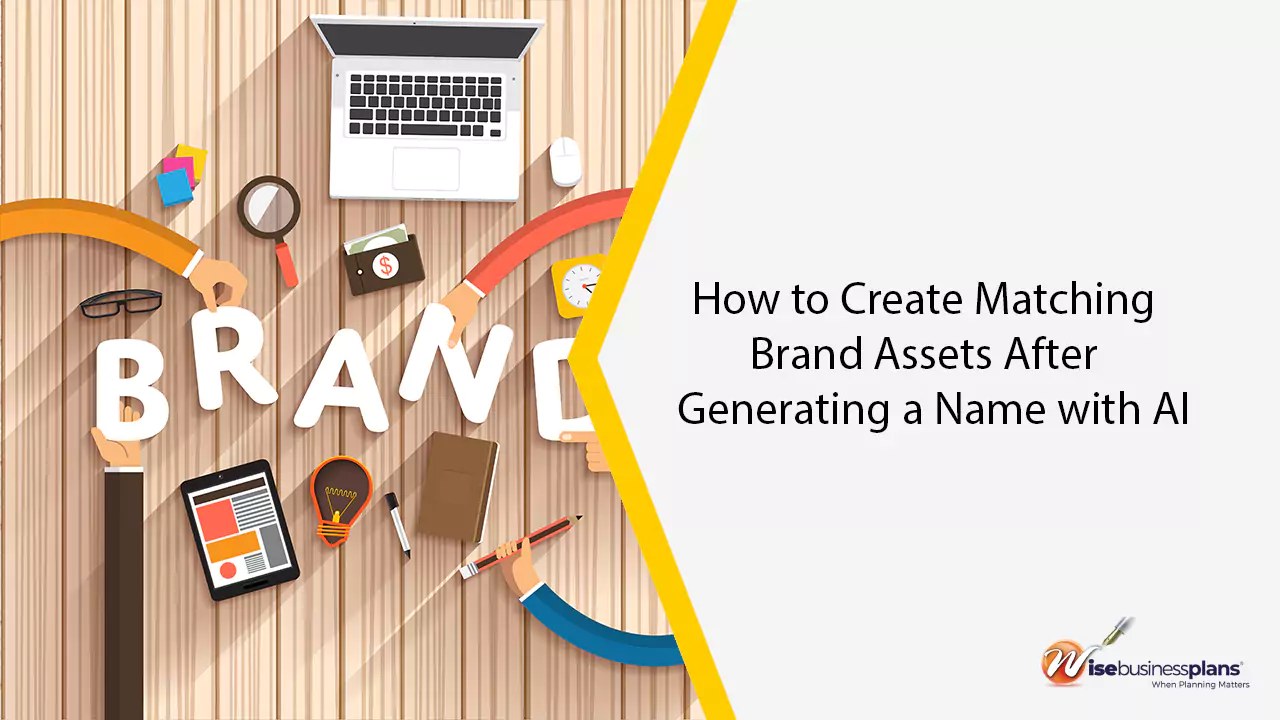 How to Create Matching Brand Assets After Generating a Name with AI