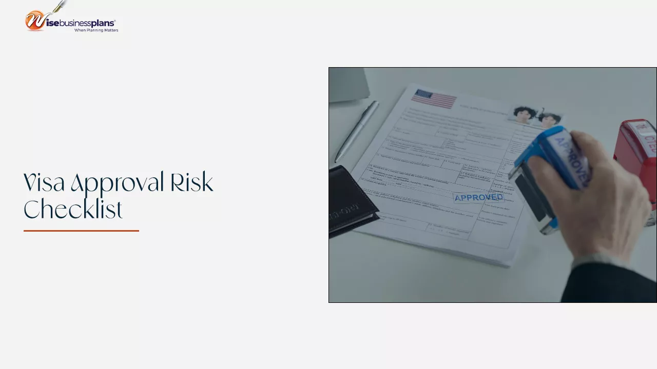 Visa Risk Score System Visa Approval Risk Checklist - Wise Business Plans