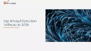 AI fraud detection software analyzing transactions for cybersecurity and fraud prevention